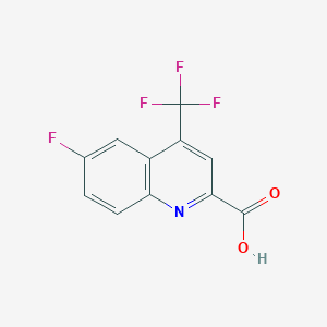 6-fluoro-4-(trifluoromethyl)quinoline-2-carboxylic Acid