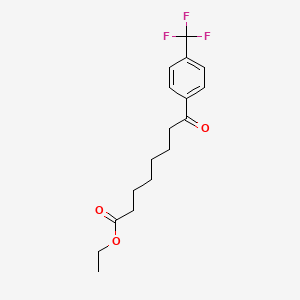 Ethyl 8-oxo-8-(4-trifluoromethylphenyl)octanoate