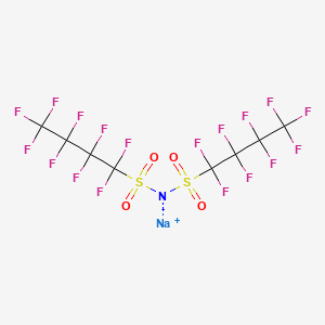 molecular formula C8F18NNaO4S2 B1311379 Bis(nonafluorobutanesulfonyl)imide Sodium Salt CAS No. 129135-86-0