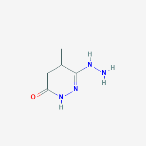 3,6-Pyridazinedione,tetrahydro-4-methyl-,3-hydrazone(9CI)