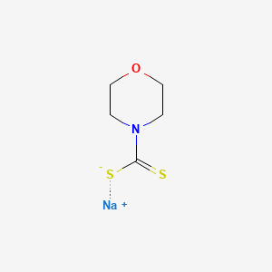molecular formula C5H9NNaOS2 B1311386 Sodium morpholine-4-carbodithioate CAS No. 873-58-5