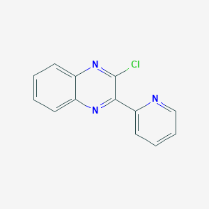 molecular formula C13H8ClN3 B1311389 2-Chloro-3-(2-pyridinyl)quinoxaline CAS No. 7755-94-4