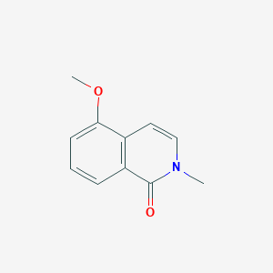 molecular formula C11H11NO2 B13113896 5-methoxy-2-methylisoquinolin-1(2H)-one 