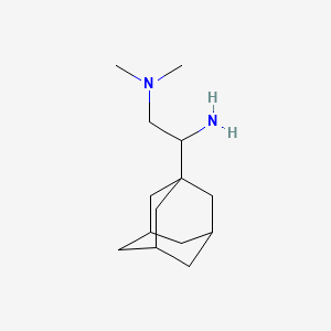 molecular formula C14H26N2 B13113908 1-(Adamantan-1-yl)-N2,N2-dimethylethane-1,2-diamine 