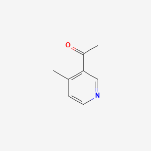 molecular formula C8H9NO B1311397 1-(4-Methylpyridin-3-yl)ethanone CAS No. 51227-30-6