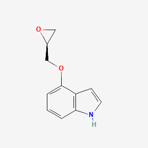 molecular formula C11H11NO2 B1311401 (2s)-Glycidyl indol-4-yl ether 