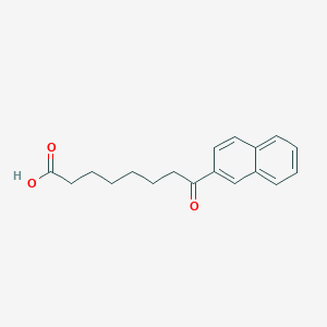 molecular formula C18H20O3 B1311407 8-(2-Naphthyl)-8-oxooctanoic acid CAS No. 362669-52-1
