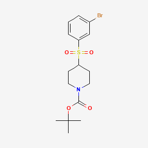 Tert-butyl 4-(3-bromophenylsulfonyl)piperidine-1-carboxylate