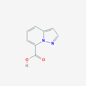 molecular formula C8H6N2O2 B1311414 Pyrazolo[1,5-a]pyridine-7-carboxylic acid CAS No. 474432-62-7