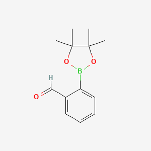 molecular formula C13H17BO3 B1311416 2-(4,4,5,5-Tetramethyl-1,3,2-dioxaborolan-2-yl)benzaldehyde CAS No. 380151-85-9