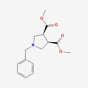 cis-Dimethyl 1-benzylpyrrolidine-3,4-dicarboxylate