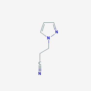 molecular formula C6H7N3 B1311428 3-(1H-pyrazol-1-yl)propanenitrile CAS No. 88393-88-8