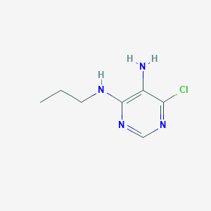 molecular formula C7H11ClN4 B1311446 6-Chloro-N4-propyl-4,5-pyrimidinediamine CAS No. 195252-56-3