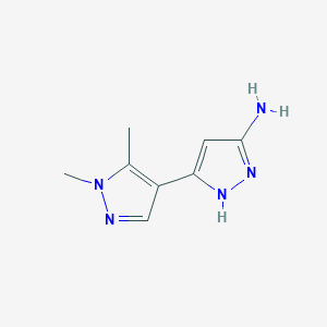 1',5'-dimethyl-1'H,2H-3,4'-bipyrazol-5-amine