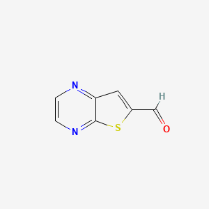 Thieno[2,3-b]pyrazine-6-carbaldehyde