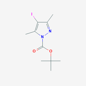 tert-butyl 4-iodo-3,5-dimethyl-1H-pyrazole-1-carboxylate