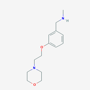 N-Methyl-N-[3-(2-morpholin-4-ylethoxy)benzyl]amine