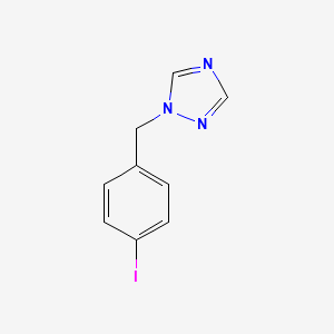 molecular formula C9H8IN3 B1311472 1-(4-iodobenzyl)-1H-1,2,4-triazole CAS No. 864068-93-9