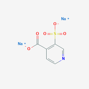 molecular formula C6H3NNa2O5S B13114728 Sodium3-sulfonatoisonicotinate 