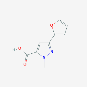 3-(2-furyl)-1-methyl-1H-pyrazole-5-carboxylic acid