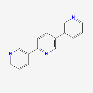 molecular formula C15H11N3 B13114886 2,5-dipyridin-3-ylpyridine 