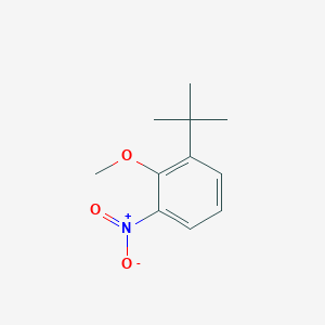 molecular formula C11H15NO3 B13114946 1-(tert-Butyl)-2-methoxy-3-nitrobenzene CAS No. 18515-05-4