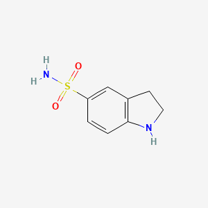 molecular formula C8H10N2O2S B1311495 Indoline-5-sulfonamide CAS No. 52206-06-1