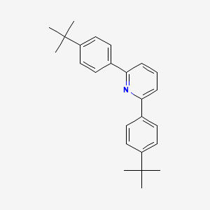 molecular formula C25H29N B13115047 2,6-Bis(4-(tert-butyl)phenyl)pyridine 