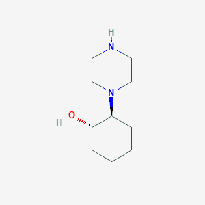 molecular formula C10H20N2O B1311505 (1S,2S)-2-Piperazin-1-yl-cyclohexanol CAS No. 936940-36-2