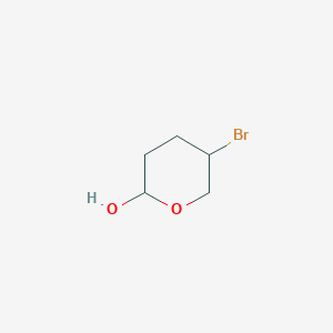 molecular formula C5H9BrO2 B13115064 5-Bromooxan-2-ol CAS No. 645413-10-1