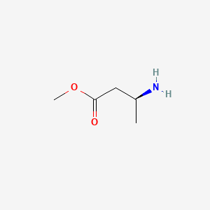 molecular formula C5H11NO2 B1311511 甲基(3S)-3-氨基丁酸酯 CAS No. 83509-89-1