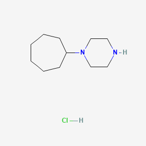 molecular formula C11H23ClN2 B1311533 1-Cycloheptyl-piperazine hydrochloride CAS No. 436099-91-1