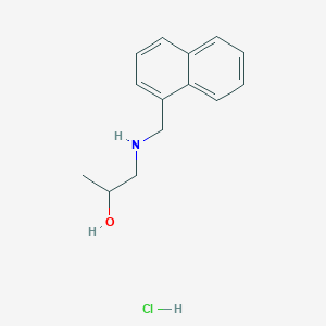 molecular formula C14H18ClNO B1311535 1-[(萘-1-基甲基)-氨基]-丙烷-2-醇盐酸盐 CAS No. 1052533-91-1