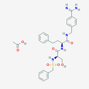 molecular formula C30H37N5O7S B13115381 Octapeptide-2 acetate 