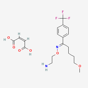 molecular formula C19H25F3N2O6 B1311548 Fluvoxamine Maleate CAS No. 54739-20-7