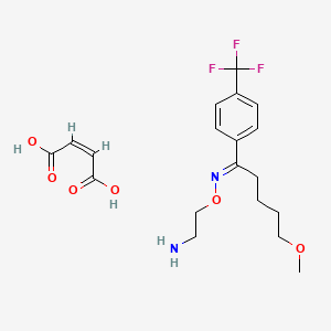 molecular formula C19H25F3N2O6 B1311548 Fluvoxamine maleate CAS No. 54739-20-7