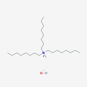 molecular formula C25H55NO B13115488 Trioctylmethylammoniumhydroxid 
