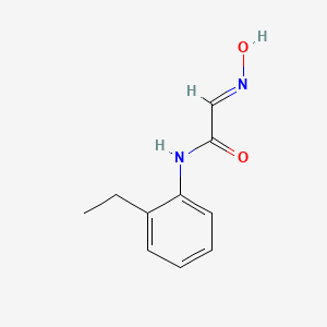 molecular formula C10H12N2O2 B1311553 (2E)-N-(2-乙基苯基)-2-(羟肟基)乙酰胺 CAS No. 7509-61-7