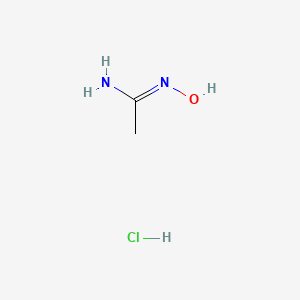 molecular formula C2H7ClN2O B1311555 Acetamidoxime, monohydrochloride (8CI) CAS No. 5426-04-0