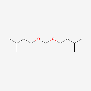 molecular formula C11H24O2 B13115783 1-[(Isopentyloxy)methoxy]-3-methylbutane CAS No. 22418-64-0