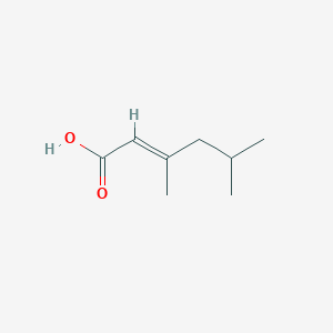 molecular formula C8H14O2 B13115884 3,5-Dimethylhex-2-enoic acid 