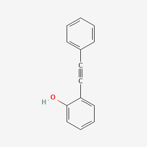 molecular formula C14H10O B13115910 2-(Phenylethynyl)phenol CAS No. 92151-73-0