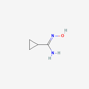 molecular formula C4H8N2O B1311594 N'-羟基环丙烷甲酰亚胺酰胺 CAS No. 51285-13-3
