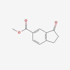 molecular formula C11H10O3 B1311624 Methyl 3-oxo-2,3-dihydro-1H-indene-5-carboxylate CAS No. 68634-03-7