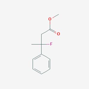 molecular formula C11H13FO2 B13116288 Methyl3-fluoro-3-phenylbutanoate 