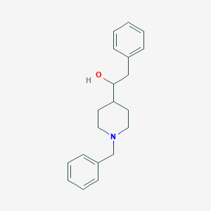 molecular formula C20H25NO B1311629 1-(1-Benzylpiperidin-4-yl)-2-phenylethanol 