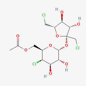 molecular formula C14H21Cl3O9 B1311631 Sucralose 6-acetate CAS No. 105066-21-5