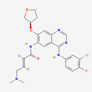 molecular formula C24H25ClFN5O3 B1311641 阿法替尼杂质 C CAS No. 439081-17-1