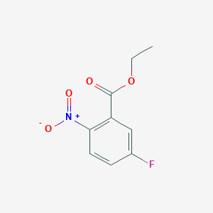 molecular formula C9H8FNO4 B1311645 Ethyl 5-fluoro-2-nitrobenzoate CAS No. 364-51-2