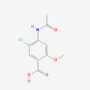 4-Acetamido-5-chloro-2-methoxybenzoic acid
